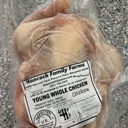 Hancock Family Farms - Perfect size chicken for frying.