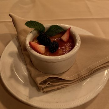 Hearthstone Restaurant - vanilla creme brulee - New American Near Me - Breckenridge, Colorado