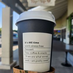 Pop Up Tea, Coffee & Snacks - Matcha float & meaningful  quotes saying . Happy Mother's Day 5/11/25