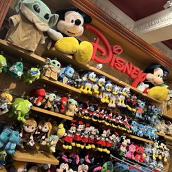 The Disney Store - All different character stuffed animals