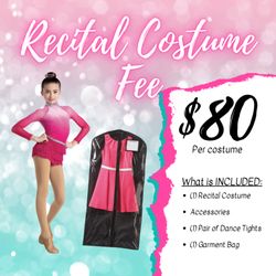 Attitude Dance Center - What included in the Recital Costume Fee