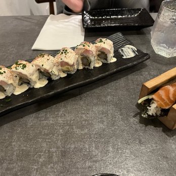 Akashiro - Salmon hand roll Akashiro maki - Sushi Bars Near Me - Fullerton, California Akashiro - Salmon hand roll Akashiro maki - Sushi Bars Near Me - Fullerton, California