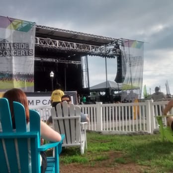 Canalside - View of stage from VIP tent - Parks Near Me - Buffalo, New York