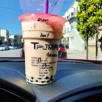 Tpumps - Mango Black Milk Tea - Coffee & Tea Near Me - San Francisco, California