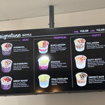 everbowl - Menu- bowls - Acai Bowls Near Me - Arvada, Colorado