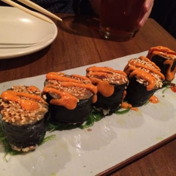 Dooby's - Ginger crab Kim bap roll. Looks like sushi but tastes more like a softshell crab - Coffee & Tea Near Me - Baltimore, Maryland