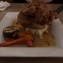 The Lobster Pound and Moore - Maple fried chicken and waffle
