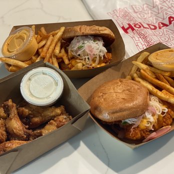 Holdaak Fried Chicken - Spicy Chicken Sandwich and wings - Chicken Shop Near Me - Orange, California Holdaak Fried Chicken - Spicy Chicken Sandwich and wings - Chicken Shop Near Me - Orange, California