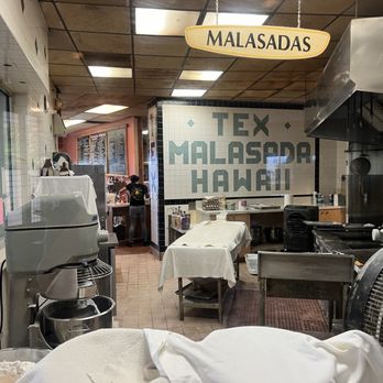 Tex Drive In - Malasada making area - Fast Food Near Me - Honokaa, Hawaii