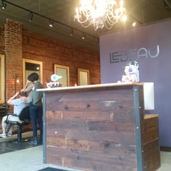 Le Beau - The entrance of LeBeau as seen from one of the waiting area chairs.