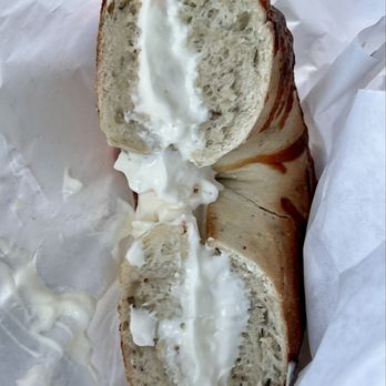 Fresh Bagels & Cafe - Bagel w/ cream cheese - Bagels Near Me - Garden Grove, California