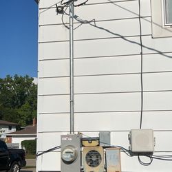 Sparq Electric - Replacement of our service entry cable and meter box.