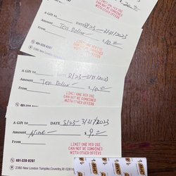 Encore Nails&Spa - This is what they gave us instead of 1 gift card. We each got a set of these.