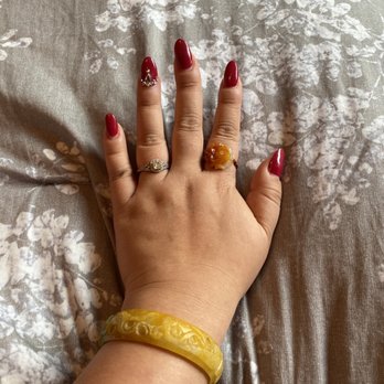 Krystal Nail Spa  - Nails after 2 weeks - Nail Salons Near Me - Falls Church, Virginia