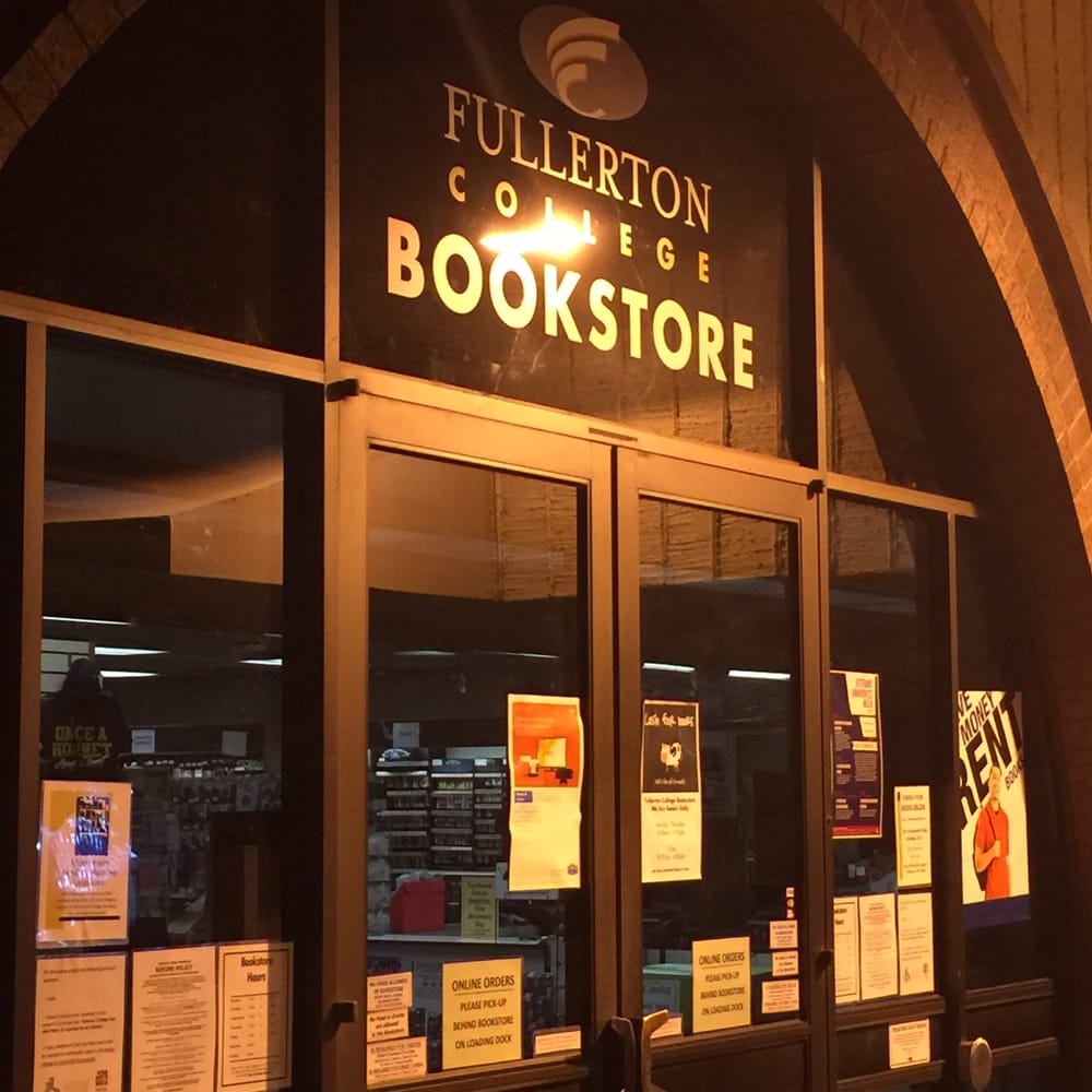 FULLERTON COLLEGE BOOKSTORE Updated August 2024 330 E Chapman Ave