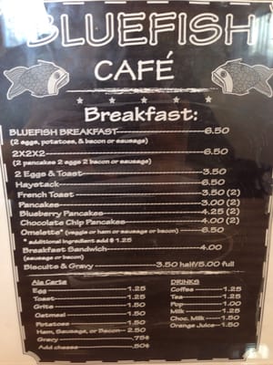 Menu photo 2 Bluefish Cafe Elliott, IL