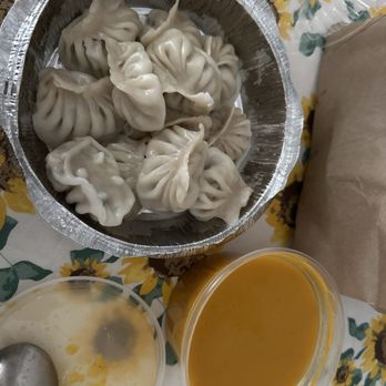 Theon Boba Tea & Cafe - Chicken Soup Dumpling (spicy) - Bubble Tea Near Me - Grand Rapids, Michigan