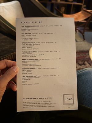 Menu photo 3 1898 Speakeasy Highland Park, IL Menu photo 3 1898 Speakeasy Highland Park, IL