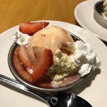 BJ's Restaurant & Brewhouse - Strawberry Shortcake Pizookie - American Near Me - Arcadia, California BJ's Restaurant & Brewhouse - Strawberry Shortcake Pizookie - American Near Me - Arcadia, California