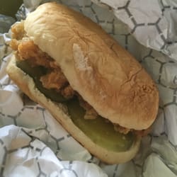 KFC - Look at the bread.. So gross. The chicken was super dry. I threw it away.