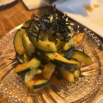 El Pez - a plate of sliced cucumbers - Sushi Bars Near Me - San Diego, California El Pez - a plate of sliced cucumbers - Sushi Bars Near Me - San Diego, California