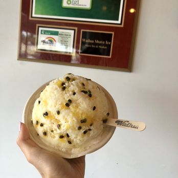 Wailua Shave Ice - Lilikoi - Shaved Ice Near Me - Kapaa, Hawaii