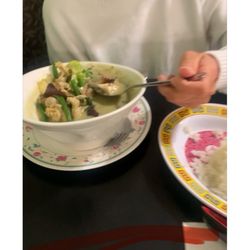 Miss Thai and Ramen Noodles Cafe - Watery Nasty Green Curry