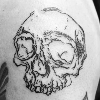 Sunnyside Tattoo - Skull tattoo by Maxine - Tattoo Near Me - Long Island City, New York Sunnyside Tattoo - Skull tattoo by Maxine - Tattoo Near Me - Long Island City, New York