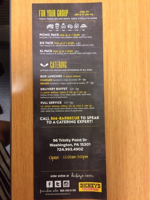 Menu photo 5 Dickey's Barbecue Pit Washington, PA Menu photo 5 Dickey's Barbecue Pit Washington, PA