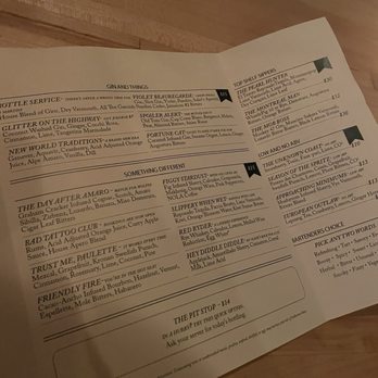 The Gin Joint - Menu - Cocktail Bars Near Me - Charleston, South Carolina The Gin Joint - Menu - Cocktail Bars Near Me - Charleston, South Carolina