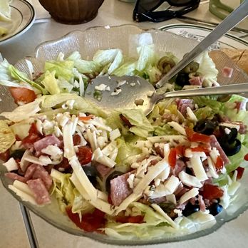 Vic's Italian Restaurant - Large Toss Salad Salami & Provolone - Pizza Near Me - Bradley Beach, New Jersey Vic's Italian Restaurant - Large Toss Salad Salami & Provolone - Pizza Near Me - Bradley Beach, New Jersey