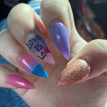 Me Myself & Nails - My pride month nails - Nail Salons Near Me - Pflugerville, Texas