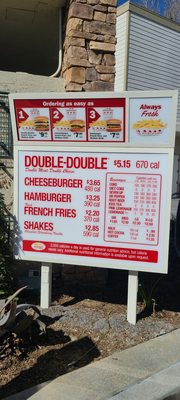 Menu photo 2 In-N-Out Burger Menifee, CA Menu photo 2 In-N-Out Burger Menifee, CA