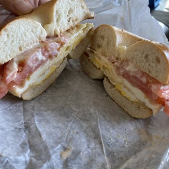 Maya Bagel Express - Egg n cheese plain bagel. Soft & chewy inside! - Bagels Near Me - Louisville, Kentucky Maya Bagel Express - Egg n cheese plain bagel. Soft & chewy inside! - Bagels Near Me - Louisville, Kentucky