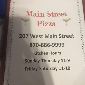 Main Street Pizza - Pizza Near Me - Walnut Ridge, Arkansas