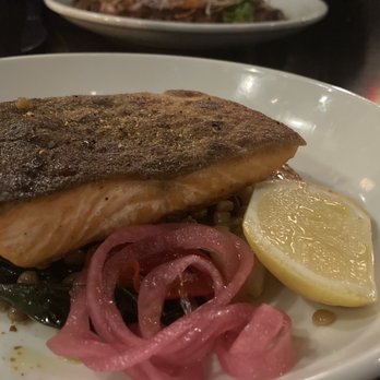 Pa’La Downtown - Artic char, Fresno chili, roasted radish, frigola - Mediterranean Near Me - Phoenix, Arizona Pa’La Downtown - Artic char, Fresno chili, roasted radish, frigola - Mediterranean Near Me - Phoenix, Arizona