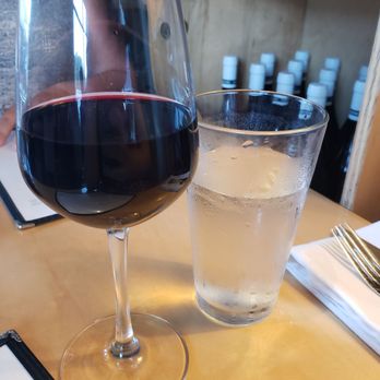 68 Degrees Kitchen - A nice glass of Malbec to start - Italian Near Me - Austin, Texas