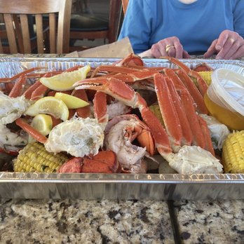 Boro Low Country Kitchen - Family size boil with lobster and crab. There was more than five of us could eat. - Seafood Near Me - Swansboro, North Carolina Boro Low Country Kitchen - Family size boil with lobster and crab. There was more than five of us could eat. - Seafood Near Me - Swansboro, North Carolina