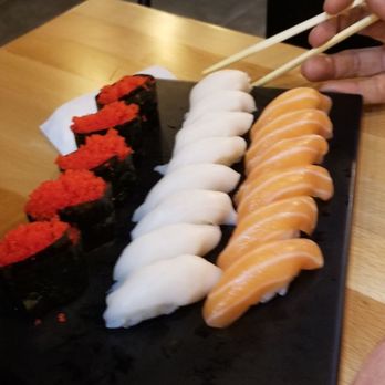 Akino - Flying fish rose, white tuna and salmon sushi - Sushi Bars Near Me - Elmhurst, New York
