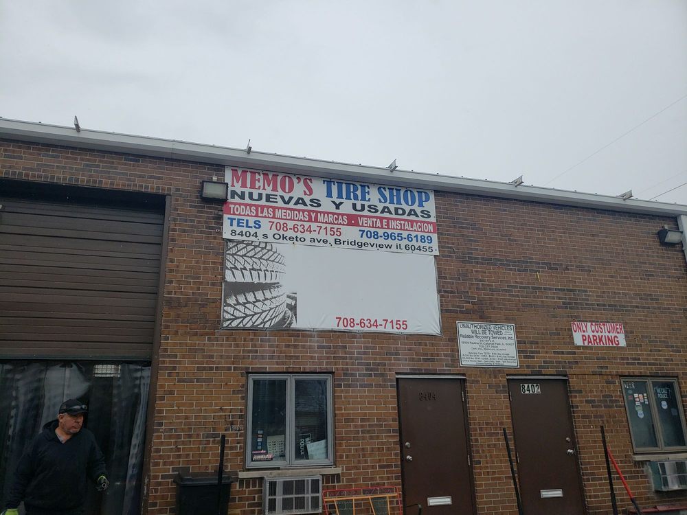 MEMO’S TIRES SHOP 84028404 S Oketo Ave, Bridgeview, Illinois Tires