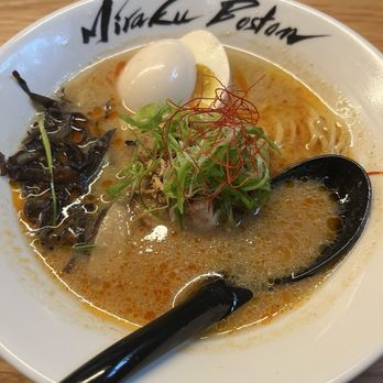 Miraku Boston - Spicy miso ramen - Ramen Near Me - Brookline, Massachusetts Miraku Boston - Spicy miso ramen - Ramen Near Me - Brookline, Massachusetts