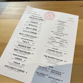The Baker's Mark - Menu - Sandwiches Near Me - Portland, Oregon The Baker's Mark - Menu - Sandwiches Near Me - Portland, Oregon