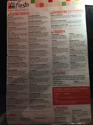 Menu photo 7 La Fiesta Port Orange, FL