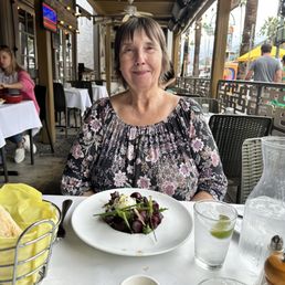 Sister Judi with her Red Beet Salad w/ Goat Cheese! Sister Judi with her Red Beet Salad w/ Goat Cheese!