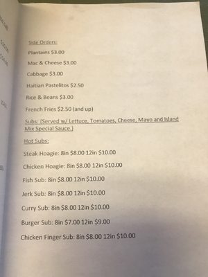 Menu photo 8 Island Mix Restaurant Buffalo, NY
