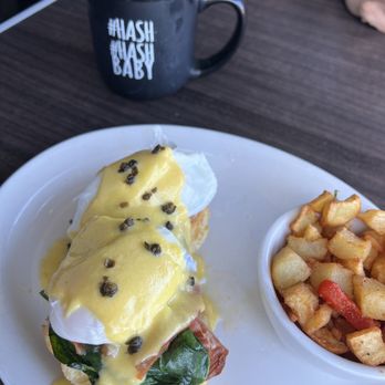 Hash Kitchen - Smoked salmon eggs Benedict - Breakfast & Brunch Near Me - Scottsdale, Arizona Hash Kitchen - Smoked salmon eggs Benedict - Breakfast & Brunch Near Me - Scottsdale, Arizona