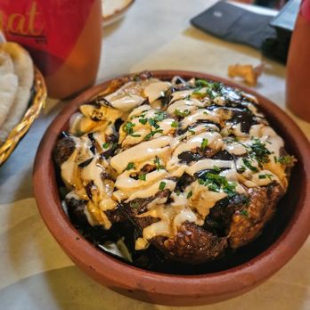 Ayat - Zahir- Fried cauliflower with tahini and pomegranate molasses. $13. Always excellent - Middle Eastern Near Me - New York, New York Ayat - Zahir- Fried cauliflower with tahini and pomegranate molasses. $13. Always excellent - Middle Eastern Near Me - New York, New York