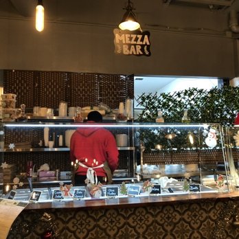 Mazra - The bar of sides you get to choose from (located next to the cashier for your viewing pleasure lol) - Middle Eastern Near Me - San Bruno, California