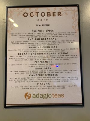 Menu photo 4 October Cafe Chicago, IL