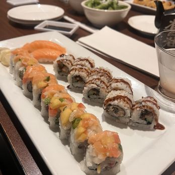 Highball Sushi + Kitchen - Eel Cucumber, 9-Ball, salmon nigiri, Edamame - Asian Fusion Near Me - Oklahoma City, Oklahoma Highball Sushi + Kitchen - Eel Cucumber, 9-Ball, salmon nigiri, Edamame - Asian Fusion Near Me - Oklahoma City, Oklahoma